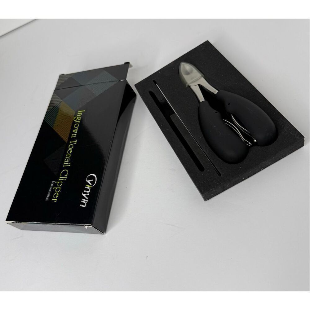 Ingrown Toenail Clipper Set Stainless Steel Pedicure Tool Kit in Box
